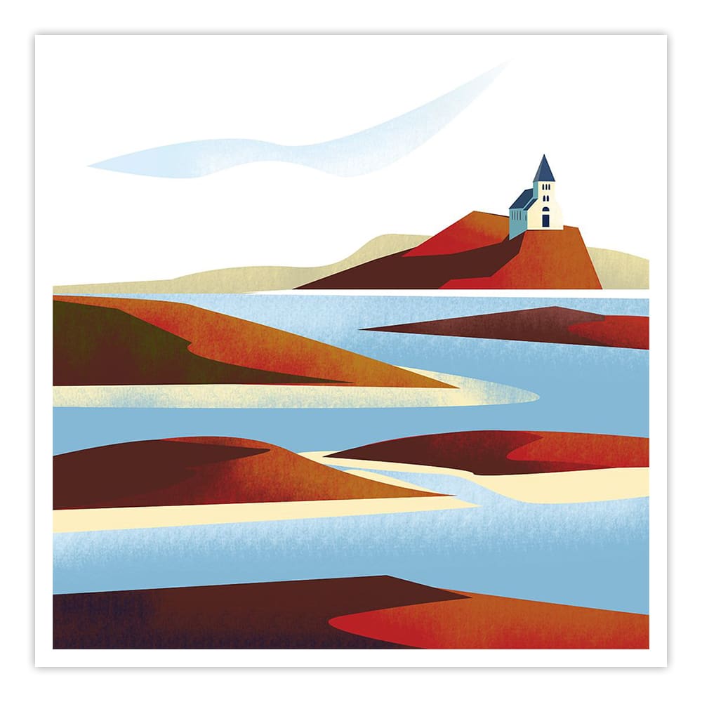 Illustrated Italian Landscape V - Home Artisan