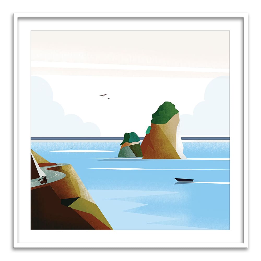 Illustrated Italian Landscape VI - Home Artisan