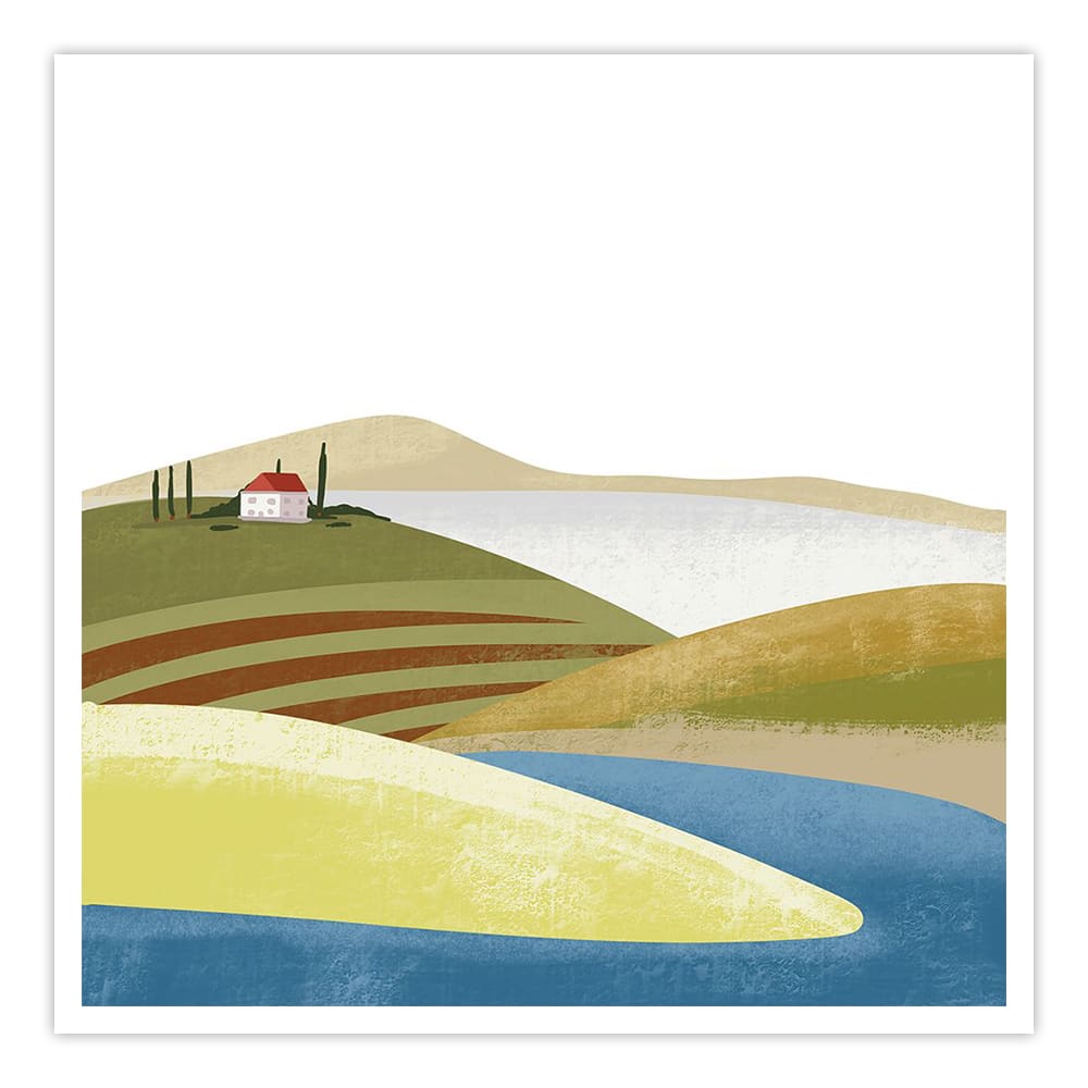 Illustrated Mediteranean I - Home Artisan