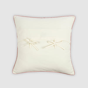 Conifer Block Printed Cushion Cover by Houmn