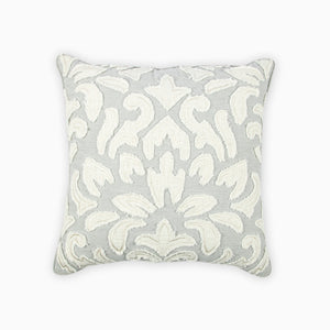 Congo Embroidered Cotton Cushion Cover by Houmn