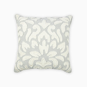 Congo Embroidered Cotton Cushion Cover by Houmn