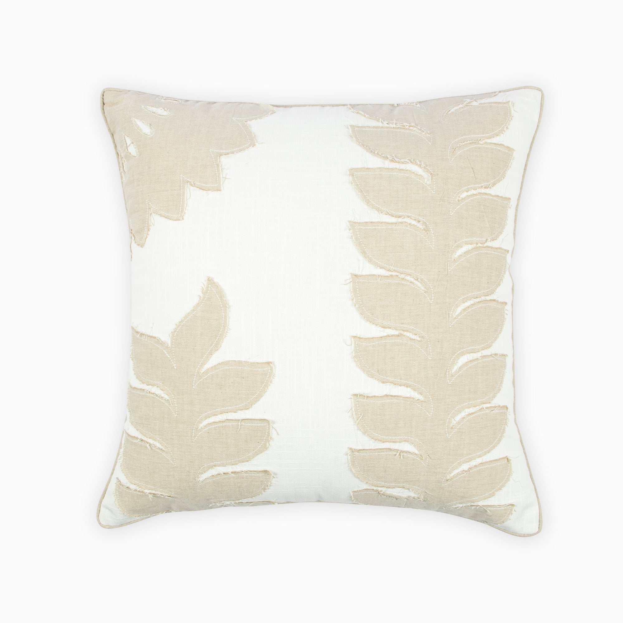 Wild Cherry Embroidered Cotton Cushion Cover - Home Artisan