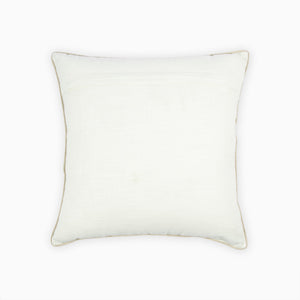 Wild Cherry Embroidered Cotton Cushion Cover by Houmn