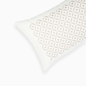 Montane Embroidered Cotton Cushion Cover by Houmn