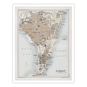 Map of Bombay [1893] - Home Artisan