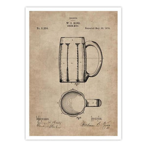 Patent Document of a Beer Mug - Home Artisan