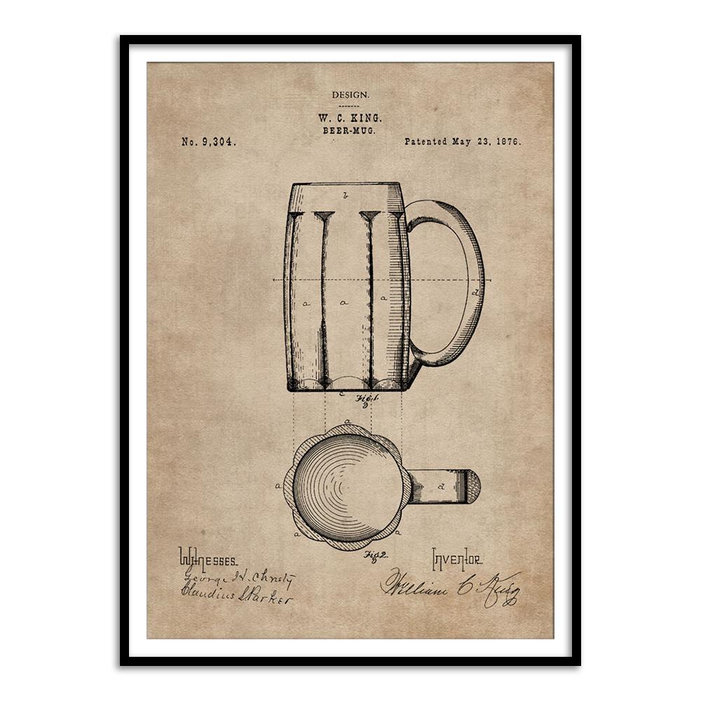 Patent Document of a Beer Mug - Home Artisan