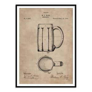 Patent Document of a Beer Mug - Home Artisan