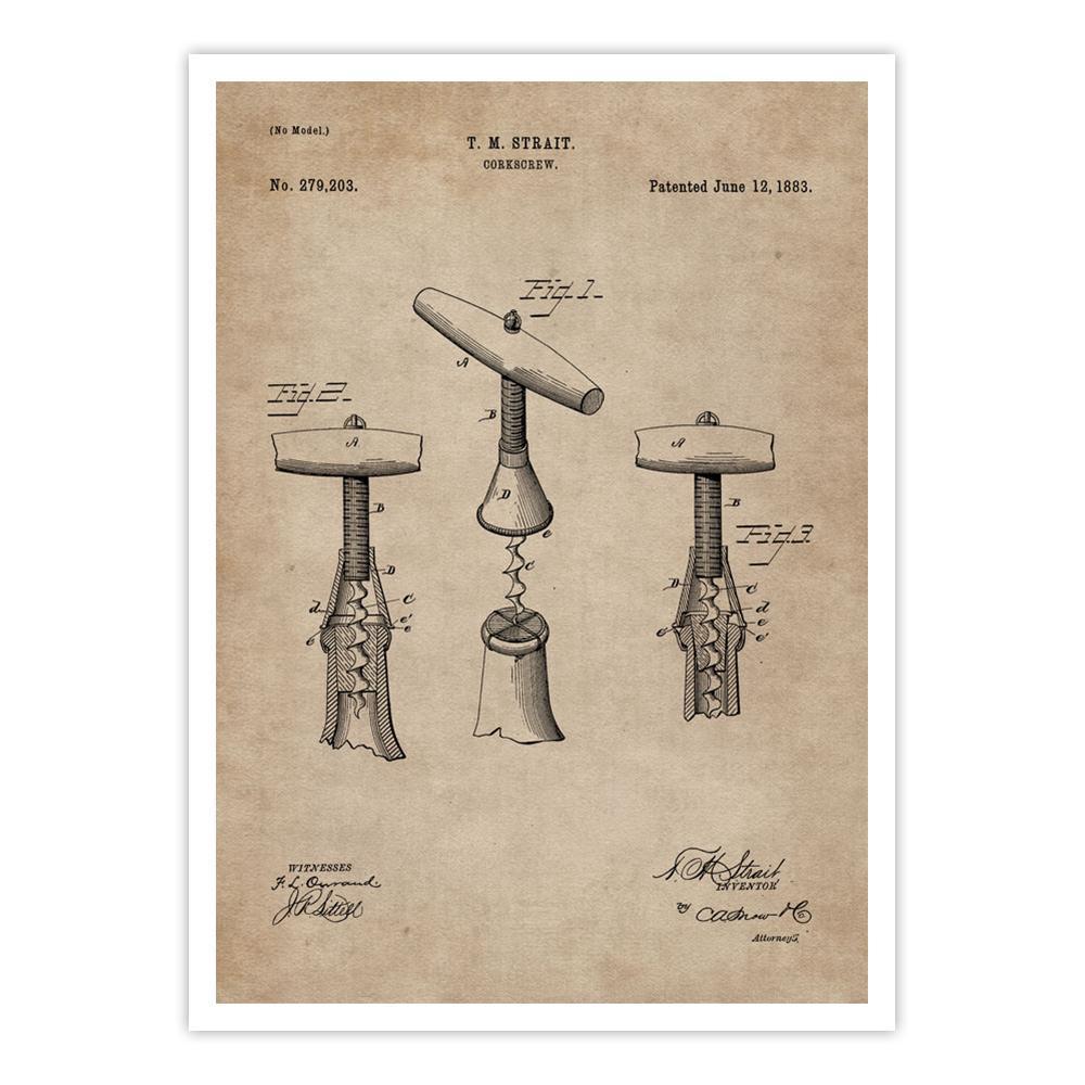 Patent Document of a Cork Screw - Home Artisan