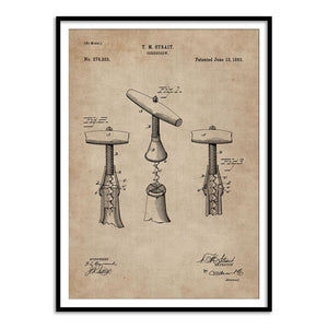 Patent Document of a Cork Screw - Home Artisan