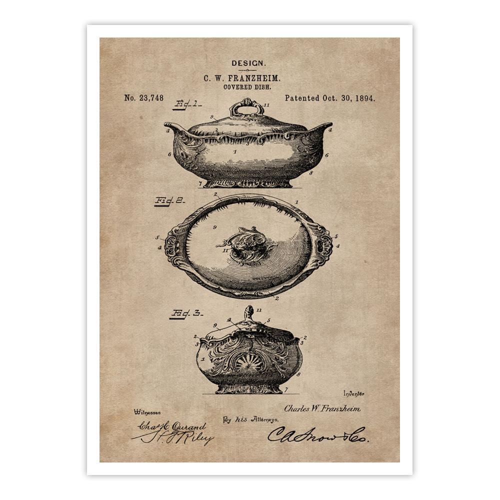 Patent Document of a Covered Dish - Home Artisan