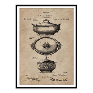 Patent Document of a Covered Dish - Home Artisan