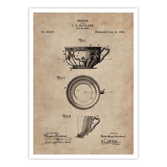 Patent Document of a Cup or Bowl - Home Artisan