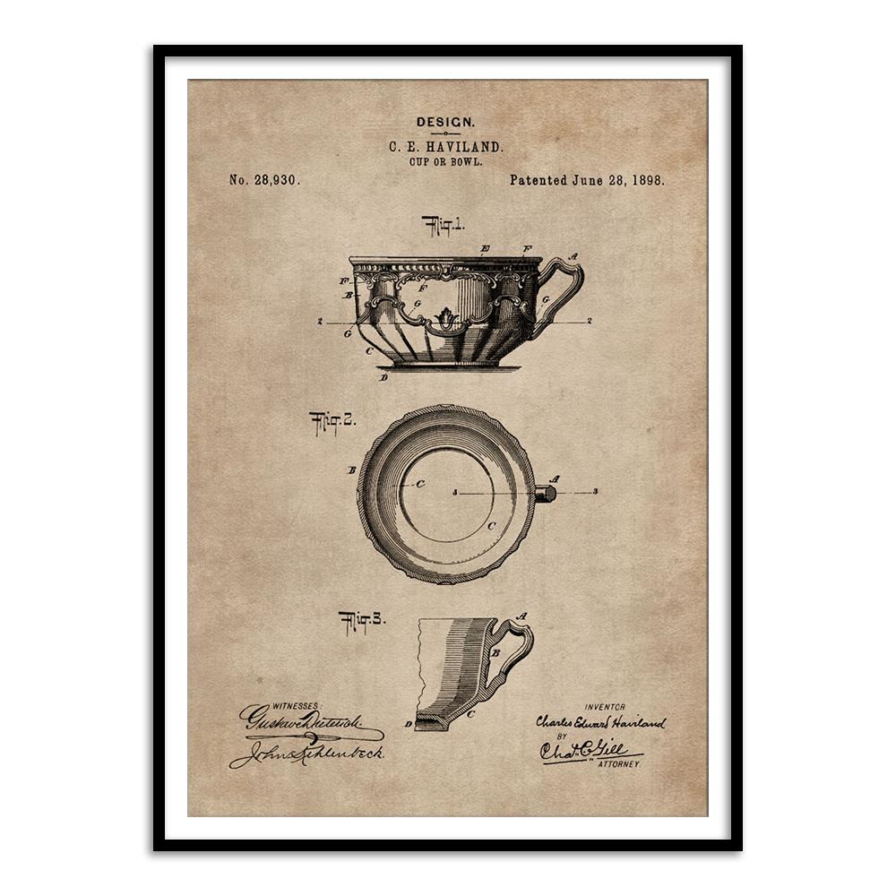 Patent Document of a Cup or Bowl - Home Artisan