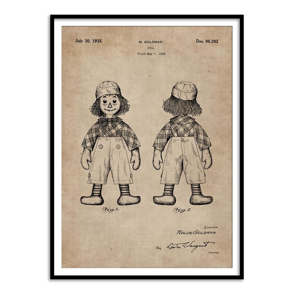 Patent Document of a Doll - Home Artisan