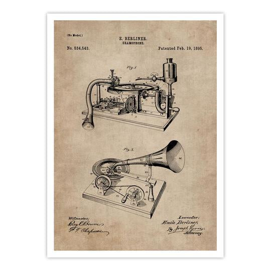Patent Document of a Gramophone - Home Artisan