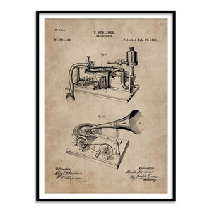 Patent Document of a Gramophone - Home Artisan