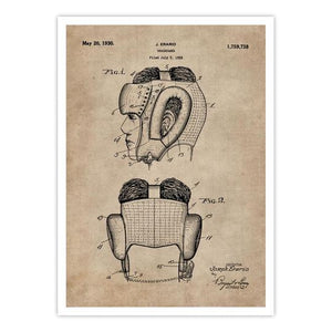 Patent Document of a Headguard for Boxers - Home Artisan