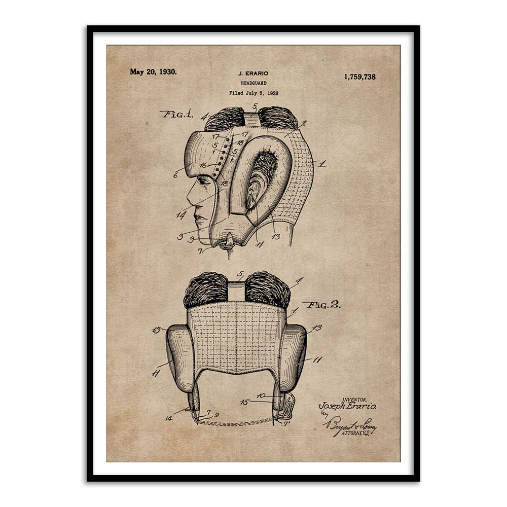Patent Document of a Headguard for Boxers - Home Artisan