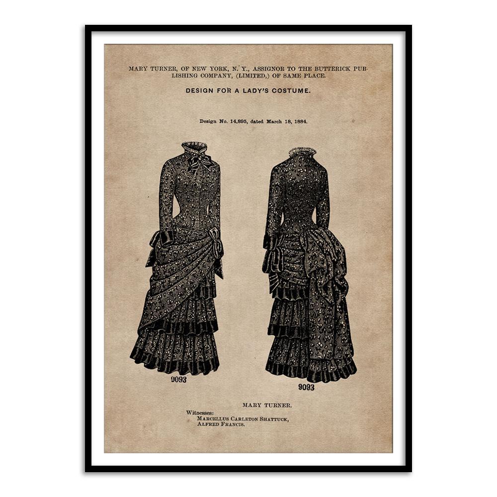 Patent Document of a Lady's Costume - Home Artisan