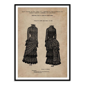 Patent Document of a Lady's Costume - Home Artisan