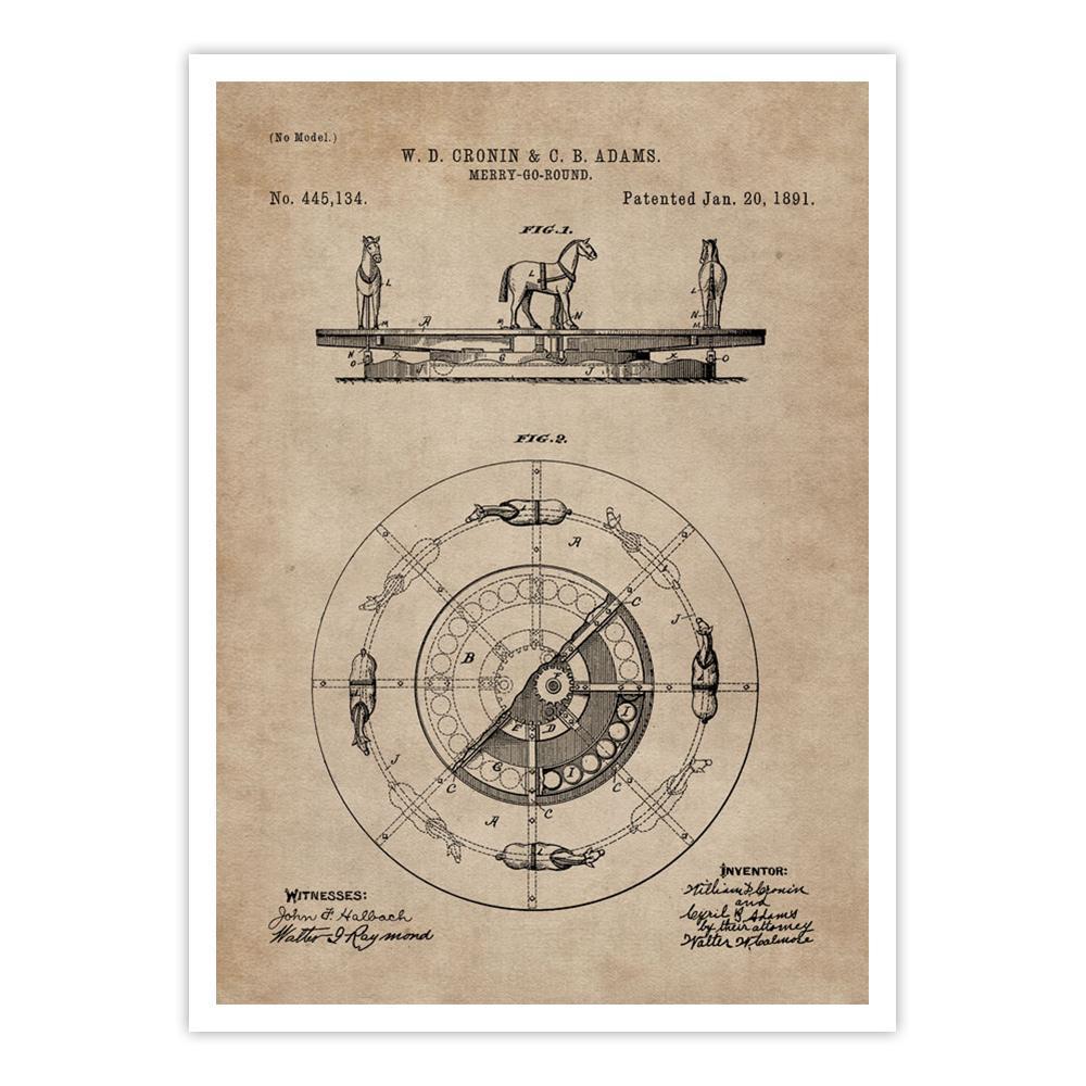 Patent Document of a Merry-Go-Round - Home Artisan