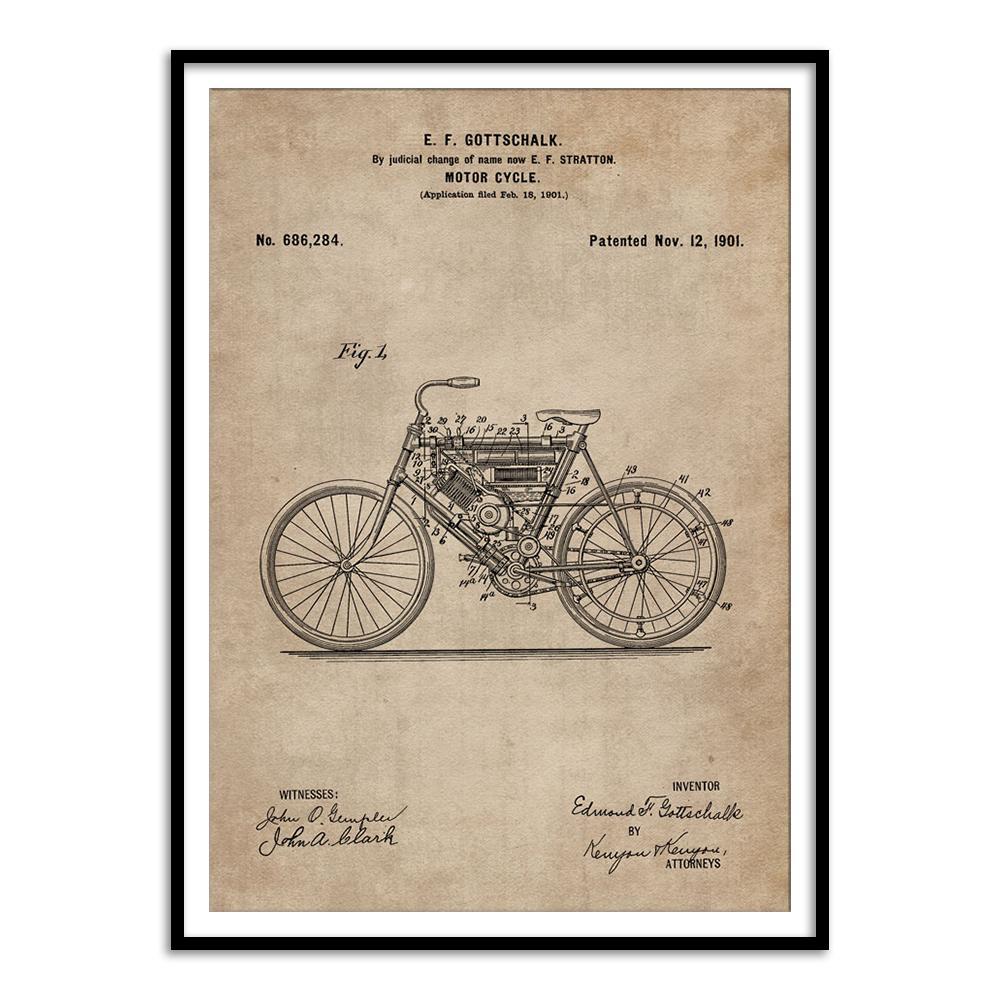 Patent Document of a Motor Cycle - Home Artisan