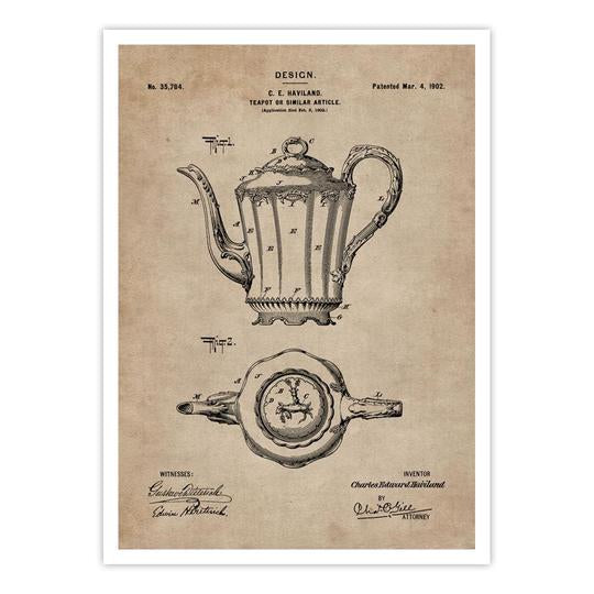 Patent Document of a Teapot - Home Artisan