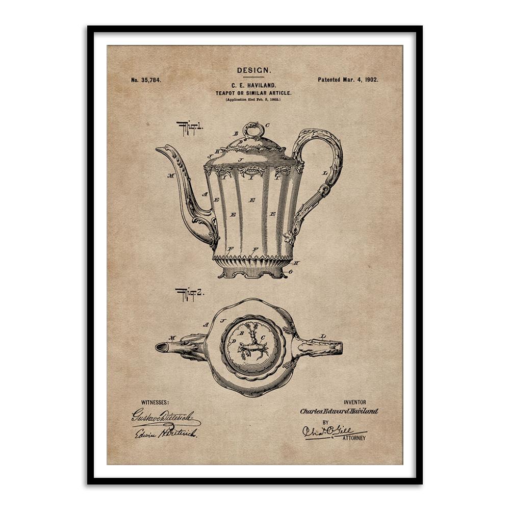 Patent Document of a Teapot - Home Artisan