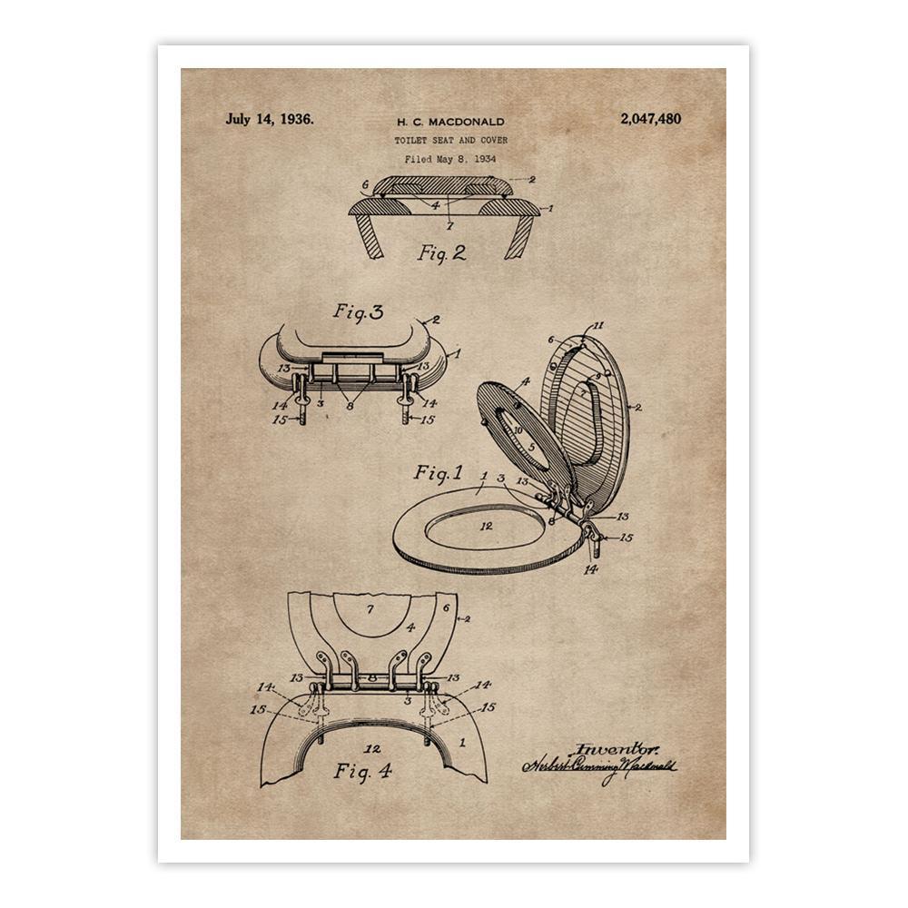 Patent Document of a Toilet Seat & Cover - Home Artisan