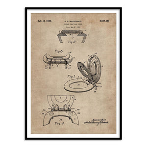 Patent Document of a Toilet Seat & Cover - Home Artisan