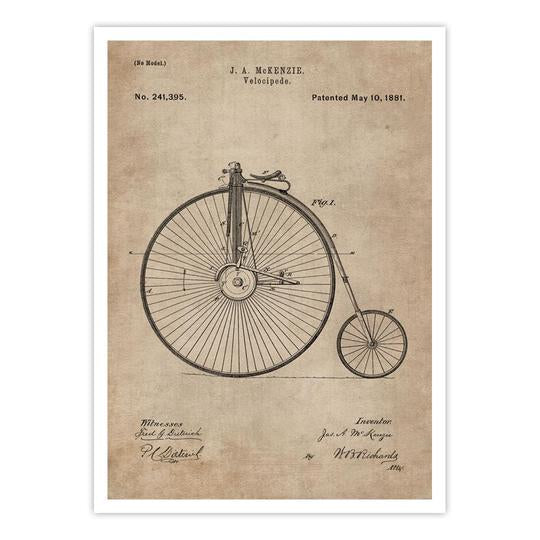 Patent Document of a Velocipede - Home Artisan
