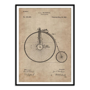 Patent Document of a Velocipede - Home Artisan