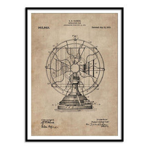 Patent Document of an Oscillating Fan - Home Artisan