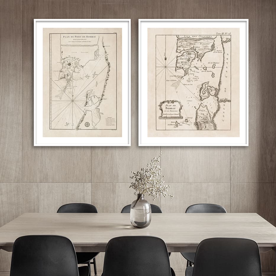 Plan Du Port De Bombay [1810] - Home Artisan