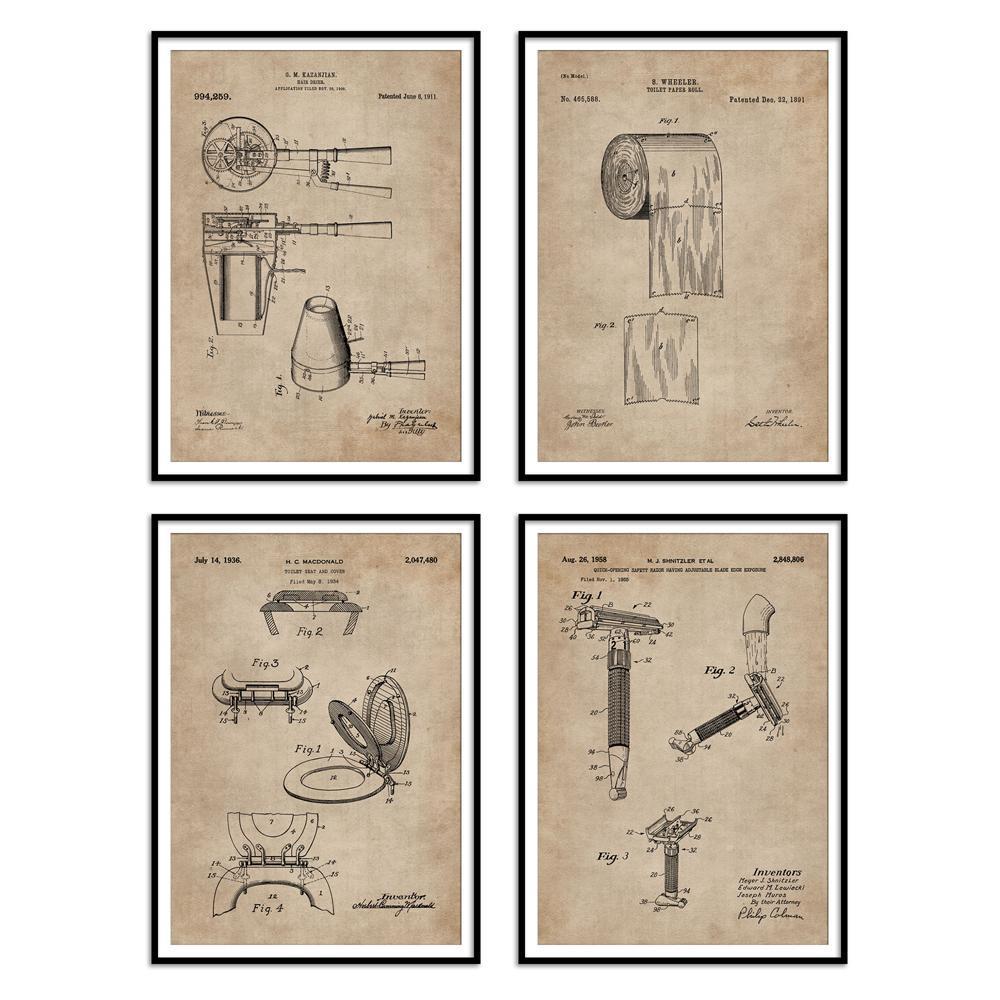 Restroom Series - Essentials (Set of 4) - Home Artisan