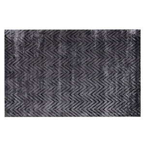 Casca Charcoal Rug by Houmn