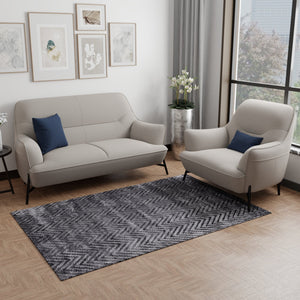 Casca Charcoal Rug - Home Artisan