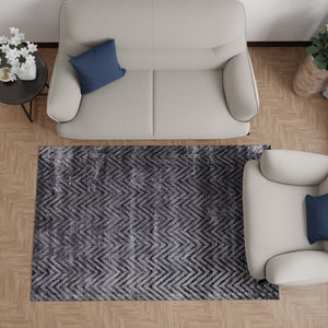 Casca Charcoal Rug by Houmn