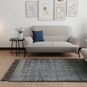 Lustrous Grey Rug by Houmn