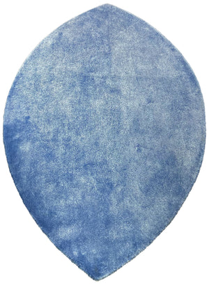 Blue Eye Hand Tufted Carpet (2.6x4) By Qaaleen - Home Artisan