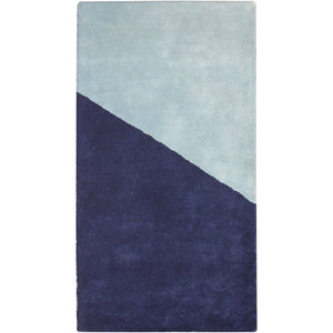 Shades Of Blue Hand Tufted Carpet (3x5) By Qaaleen - Home Artisan