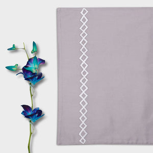 Cubes Modern Grey Placemats (Set of 4) by Veda Homes