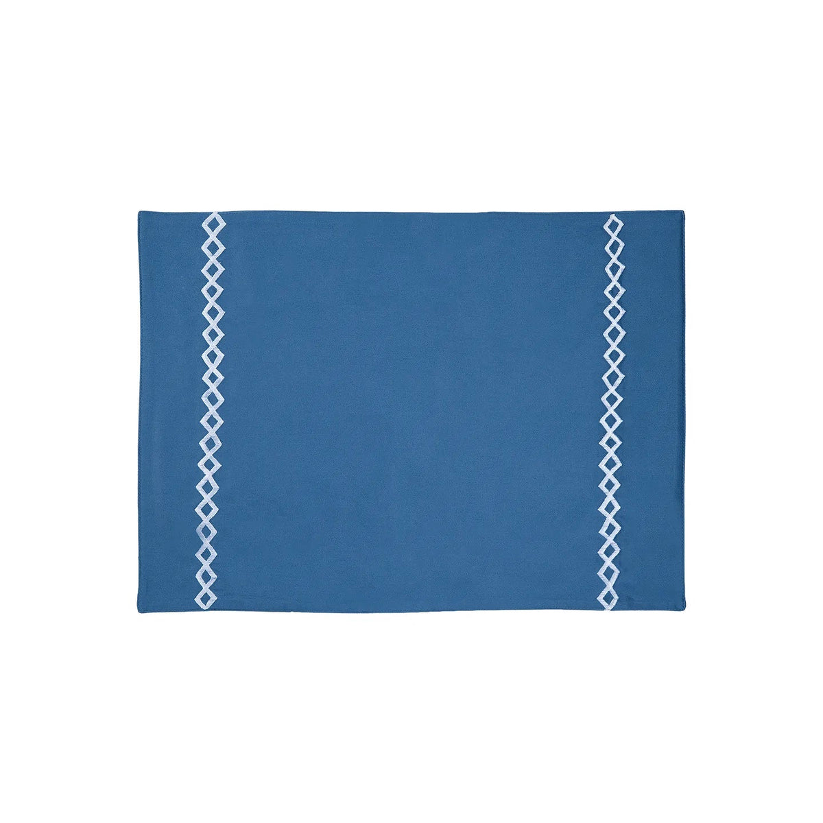 Cubes Moonlight Blue Placemats (Set of 4) by Veda Homes