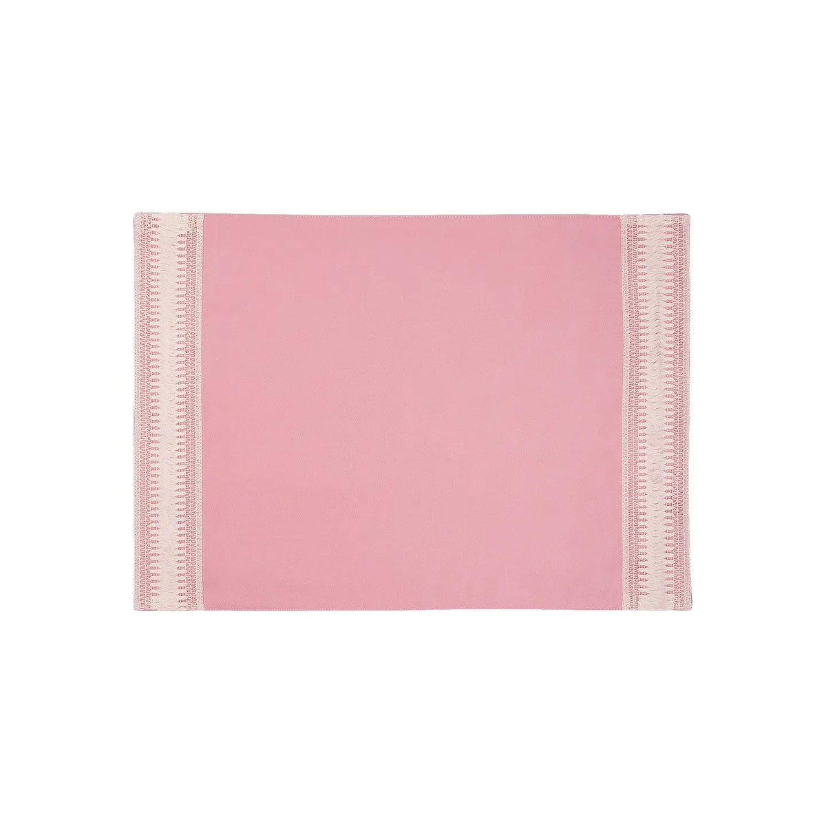 Lace Coral Peach Placemats (Set of 4) by Veda Homes