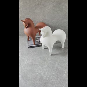 Harpalos White Horse Sculpture