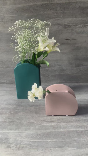 Espen Pink Ceramic Vase