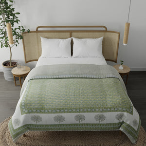 Vanir Cotton Quilt by Houmn