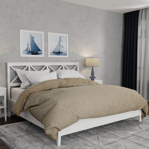Dove Cotton Quilt by Houmn